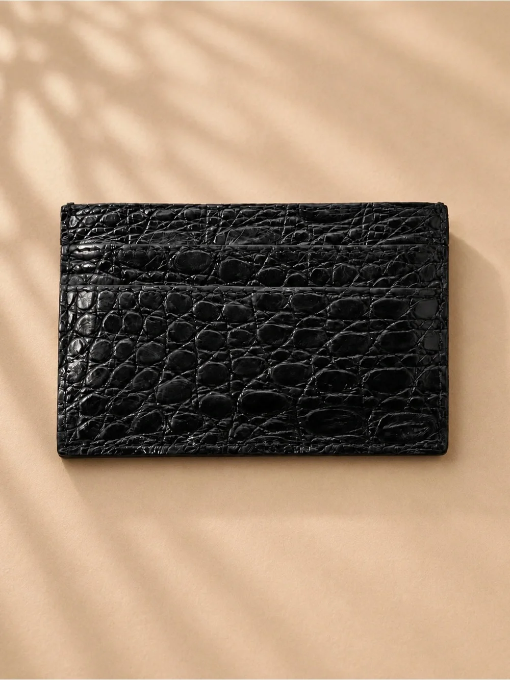 Francesca Miranda Men’s Genuine Crocodile Leather Cardholder – Made in Colombia